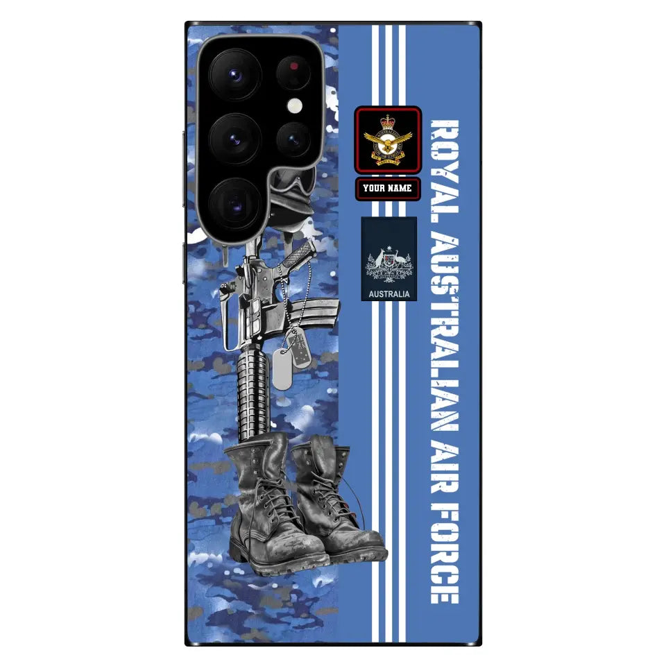 Personalized Australian Soldier/Veterans With Rank, Name Phone Case Printed - 17095104