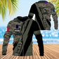 Personalized France Soldier/ Veteran Camo With Name And Rank Hawaii Shirt 3D Printed  - 17095968