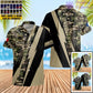 Personalized France Soldier/ Veteran Camo With Name And Rank Hawaii Shirt 3D Printed  - 17095968