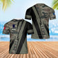 Personalized France Soldier/ Veteran Camo With Name And Rank Hawaii Shirt 3D Printed  - 17095968