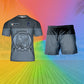 Personalized Ireland Soldier/ Veteran Camo With Name And Rank Combo T-Shirt + Short 3D Printed  - 17104608
