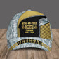 Personalized Rank, Year And Name UK Soldier/Veterans Camo Baseball Cap Veteran - 2103240001