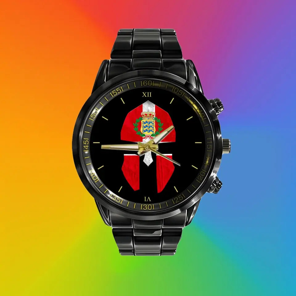 Denmark Soldier/ Veteran Black Stainless Steel Watch - 17116704