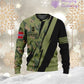 Personalized Norway Soldier/Veteran with Name and Rank Hoodie All Over Printed - 17121024