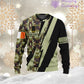 Personalized Ireland Soldier/Veteran with Name and Rank Hoodie All Over Printed - 03042401QA