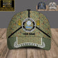 Personalized Rank And Name German Soldier/Veterans Camo Baseball Cap - 04042401