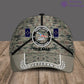 Personalized Rank And Name France Soldier/Veterans Camo Baseball Cap - 04042401