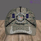 Personalized Rank And Name France Soldier/Veterans Camo Baseball Cap - 17121888