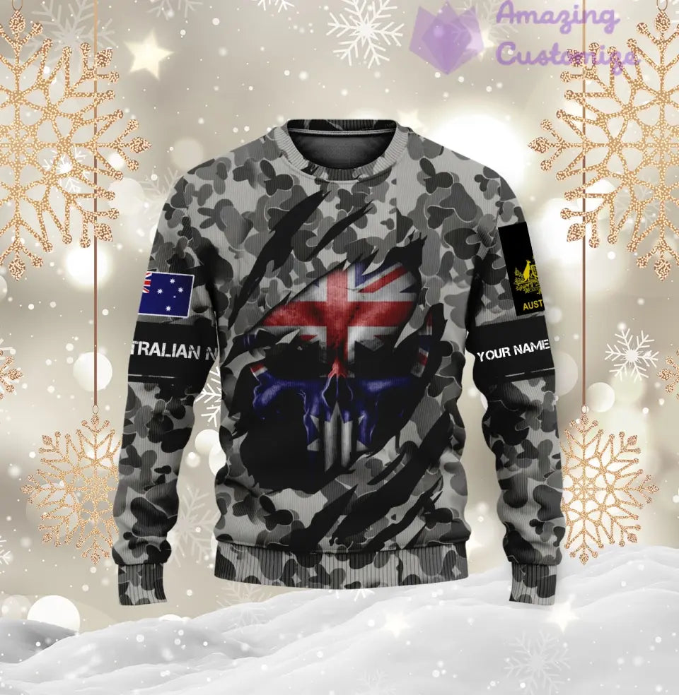 Personalized Australia with Name and Rank Soldier/Veteran Hawaii Shirt All Over Printed - 08042402QA