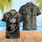 Personalized France with Name and Rank Soldier/Veteran T-shirt All Over Printed - 08042402QA
