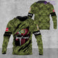 Personalized Denmark Soldier/Veteran with Name and Rank 3D T-shirt All Over Printed - 1712534401