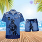 Personalized Australia Soldier/ Veteran Camo With Rank Combo Hawaii Shirt + Short 3D Printed - 0512230001QA