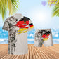 Personalized Germany Soldier/ Veteran Camo With Rank Combo Hawaii Shirt + Short 3D Printed - 0711230002QA