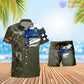 Personalized Finland Soldier/ Veteran Camo With Rank Combo Hawaii Shirt + Short 3D Printed - 0311230001QA