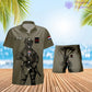 Personalized Netherlands Soldier/ Veteran Camo With Rank Combo Hawaii Shirt + Short 3D Printed - 17042401QA