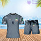 Personalized Ireland Soldier/ Veteran Camo With Name And Rank Combo T-Shirt + Short 3D Printed  - 16968960
