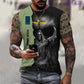 Personalized Belgium Soldier/ Veteran Camo With Name And Rank 3D T-shirt Printed  - 17062272