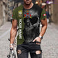 Personalized Canada Soldier/ Veteran Camo With Name And Rank 3D T-shirt Printed  - 2601240001QA