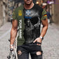 Personalized Germany Soldier/ Veteran Camo With Name And Rank 3D T-shirt Printed  - 2601240001QA