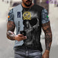 Personalized Ireland Soldier/ Veteran Camo With Name And Rank 3D T-shirt Printed  - 17062272