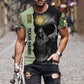 Personalized Ireland Soldier/ Veteran Camo With Name And Rank 3D T-shirt Printed  - 17062272