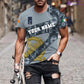 Personalized Ireland Soldier/ Veteran Camo With Name And Rank T-Shirt 3D Printed  - 17065728