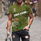 Personalized Denmark Soldier/ Veteran Camo With Name And Rank T-shirt 3D Printed - 3001240001QA