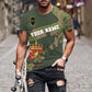Personalized Norway Soldier/ Veteran Camo With Name And Rank T-shirt 3D Printed - 3001240001QA