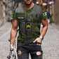 Personalized Finland Soldier/ Veteran Camo With Name And Rank T-shirt 3D Printed  - 22042401QA
