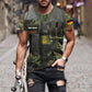 Personalized Germany Soldier/ Veteran Camo With Name And Rank T-shirt 3D Printed  - 22042401QA