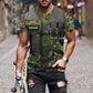 Personalized Sweden Soldier/ Veteran Camo With Name And Rank T-shirt 3D Printed  - 22042401QA