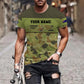 Personalized Australia Soldier/ Veteran Camo With Name And Rank T-shirt 3D Printed  - 1112230001QA