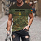 Personalized Germany Soldier/ Veteran Camo With Name And Rank T-shirt 3D Printed  -  1112230001QA