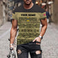 Personalized Austria Soldier/ Veteran Camo With Name And Rank T-shirt 3D Printed -  1201240001QA