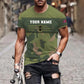 Personalized Norway Soldier/ Veteran Camo With Name And Rank T-shirt 3D Printed - 1201240001QA