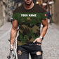 Personalized Swiss Soldier/ Veteran Camo With Name And Rank T-shirt 3D Printed - 1201240001QA