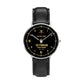 Personalized UK Soldier/ Veteran With Name, Rank and Year Black Stitched Leather Watch - 03052402QA - Gold Version