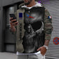 Personalized France Soldier/ Veteran Camo With Name And Rank Hoodie 3D Printed - 2601240001QA