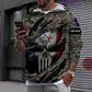 Personalized France Soldier/ Veteran Camo With Name And Rank Hoodie 3D Printed  - 08042402QA