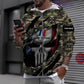 Personalized France Soldier/ Veteran Camo With Name And Rank Hoodie 3D Printed  - 08042402QA