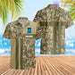 Personalized Netherlands Soldier/ Veteran Camo With Name And Rank Hawaii Printed  - 17150400