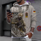 Personalized Germany with Name and Rank Soldier/Veteran Hoodie All Over Printed - 15052401QA