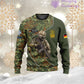 Personalized Germany with Name and Rank Soldier/Veteran Hoodie All Over Printed - 15052401QA