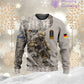 Personalized Germany with Name and Rank Soldier/Veteran Hoodie All Over Printed - 15052401QA
