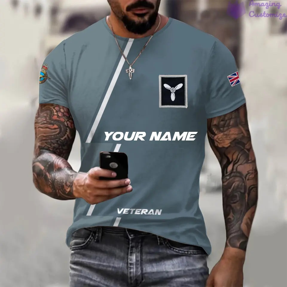 Personalized UK with Name and Rank Soldier/Veteran Hoodie All Over Printed - 17161632