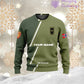 Personalized Norway Soldier/Veteran with Name and Rank Hoodie All Over Printed - 17161632