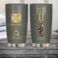 Personalized Belgium Veteran/ Soldier With Rank, Year And Name Tumbler - 17180640