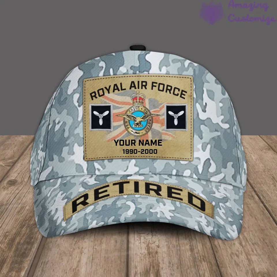 Personalized Rank, Year And Name UK Soldier/Veterans Baseball Cap - 17202240