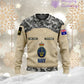 Personalisierter australischer Soldat/Veteranen-Hoodie im Camouflage-Stil mit Namen, Jahr und Rang, komplett bedruckt – 17193600