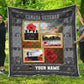 Personalized Canadian Soldier/ Veteran Camo With Name And Rank Quilt 3D Printed - 17231616